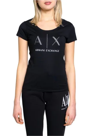 Armani Exchange Mujer, Camisetas, Negro, Talla: S