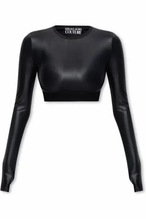 VERSACE Mujer, Camisetas, Negro, Talla: XS