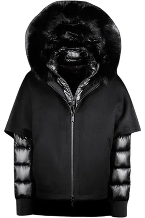 MOORER Mujer, Chaquetas, Negro, Talla: S