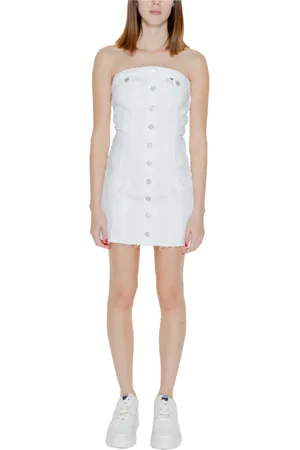 Tommy Hilfiger Mujer, Vestidos, Blanco, Talla: L