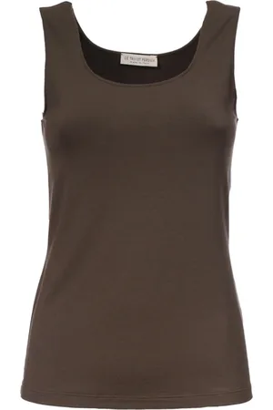 LE TRICOT PERUGIA Mujer, Camisetas, Marrón, Talla: L