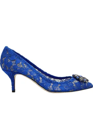 Dolce & Gabbana Mujer, Zapatos, Azul, Talla: 37 1/2 EU