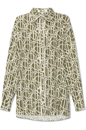 Diane von Furstenberg Mujer, Blusas y Camisas, Verde, Talla: S