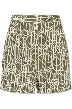 Diane von Furstenberg Mujer, Pantalones cortos, Verde, Talla: S