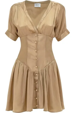 MVP Wardrobe Mujer, Vestidos, Marrón, Talla: S