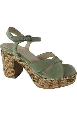 Wonders Mujer, Zapatos, Verde, Talla: 38 EU