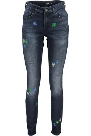 Desigual Mujer, Vaqueros, Azul, Talla: XL
