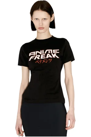 Vetements Mujer, Camisetas, Negro, Talla: L
