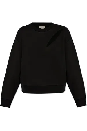 Alexander McQueen Mujer, Sudaderas, Negro, Talla: M