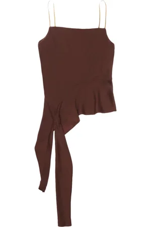 Helmut Lang Mujer, Camisetas, Marrón, Talla: M