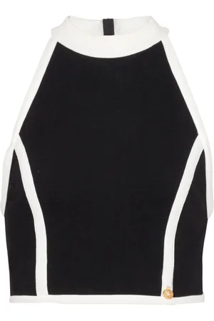 Balmain Mujer, Camisetas, Negro, Talla: L