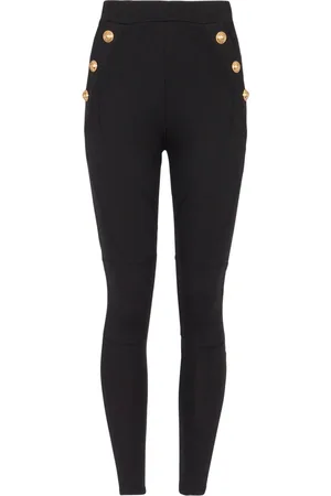 Balmain Mujer, Pantalones, Negro, Talla: L
