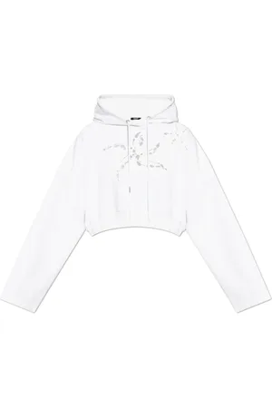 VERSACE Mujer, Sudaderas, Blanco, Talla: XS