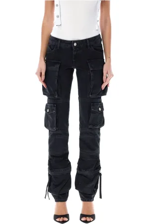 The Attico Mujer, Vaqueros, Negro, Talla: W27