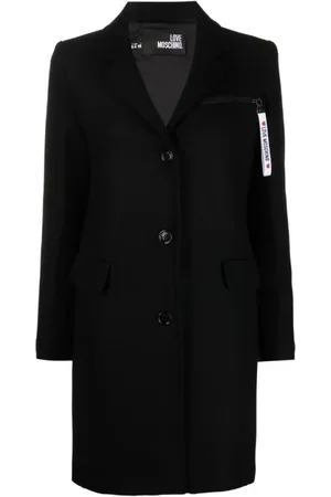 Moschino Mujer, Abrigos, Negro, Talla: S