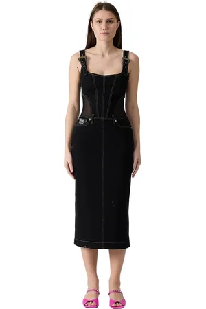 VERSACE Mujer, Vestidos, Negro, Talla: S