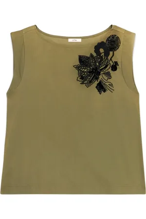 Oltre Mujer, Camisetas, Verde, Talla: L