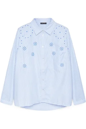 Fiorella rubino Mujer, Blusas y Camisas, Azul, Talla: 5XL