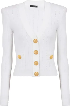 Balmain Mujer, Jerseys, Blanco, Talla: S