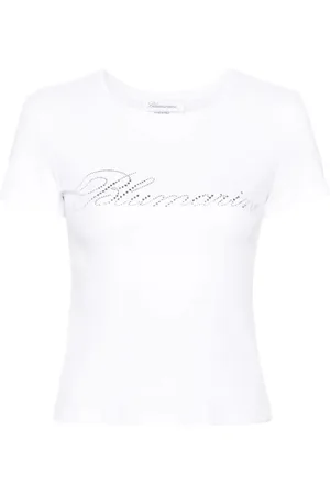 BLUMARINE Mujer, Camisetas, Blanco, Talla: M