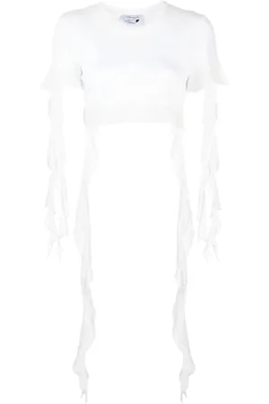 BLUMARINE Mujer, Camisetas, Blanco, Talla: S