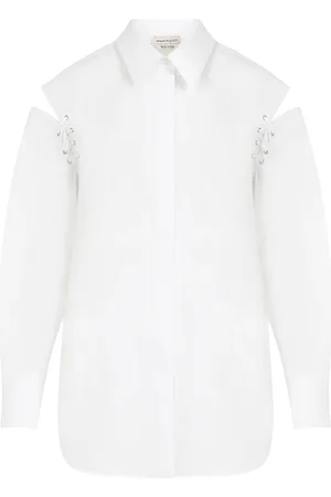 Alexander McQueen Mujer, Blusas y Camisas, Blanco, Talla: S