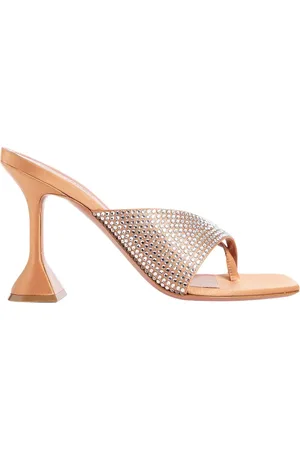 Amina Muaddi Mujer, Zapatos, Naranja, Talla: 36 EU