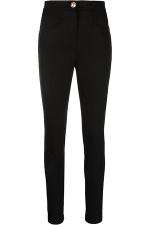 Balmain Mujer, Pantalones, Negro, Talla: S
