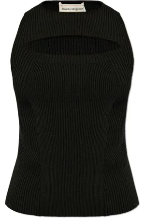 Alexander McQueen Mujer, Camisetas, Negro, Talla: XS