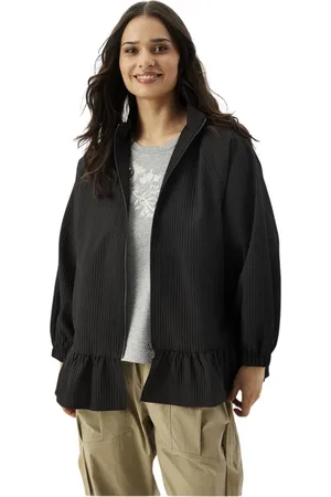 In Front Mujer, Chaquetas, Negro, Talla: L