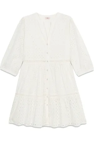 Oltre Mujer, Vestidos, Blanco, Talla: L
