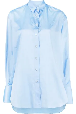 Finamore Mujer, Blusas y Camisas, Azul, Talla: M