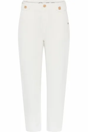 C.ro Mujer, Pantalones, Blanco, Talla: M