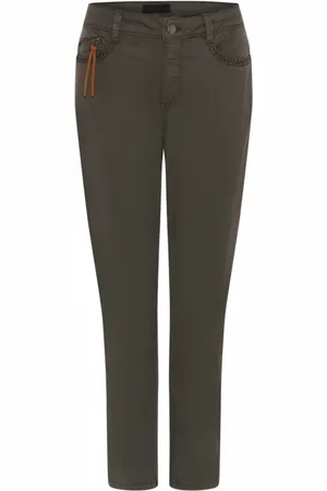 C.ro Mujer, Pantalones, Verde, Talla: 4XL