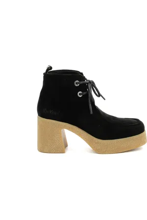 Kickers Mujer, Zapatos, Negro, Talla: 39 EU