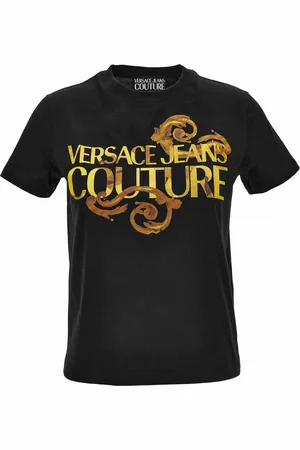 VERSACE Mujer, Camisetas, Negro, Talla: S