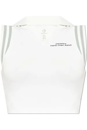 Converse Mujer, Camisetas, Blanco, Talla: L