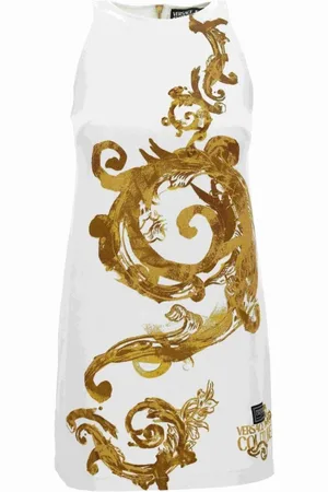 VERSACE Mujer, Vestidos, Blanco, Talla: S