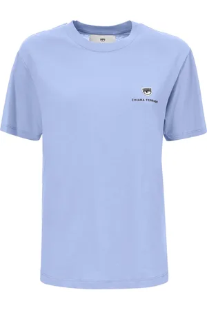 Chiara Ferragni Mujer, Camisetas, Azul, Talla: S
