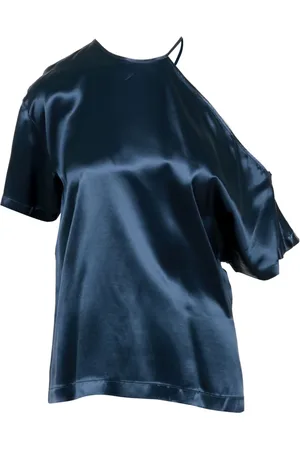 ERIKA CAVALLINI Mujer, Camisetas, Azul, Talla: S