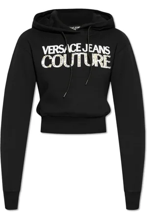 VERSACE Mujer, Sudaderas, Negro, Talla: L