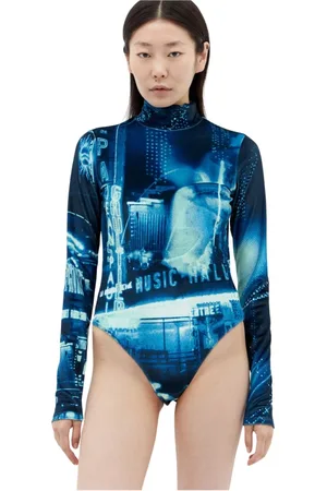 Jean Paul Gaultier Mujer, Camisetas, Azul, Talla: M