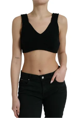 Dolce & Gabbana Mujer, Camisetas, Negro, Talla: S
