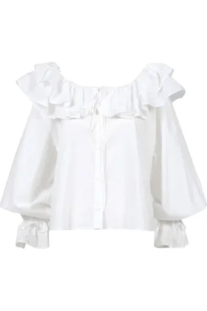 Msgm Mujer, Blusas y Camisas, Blanco, Talla: S