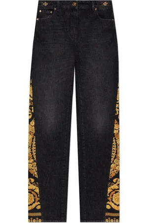 VERSACE Mujer, Vaqueros, Negro, Talla: W27