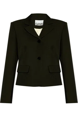 Ganni Mujer, Chaquetas, Negro, Talla: M