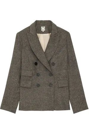 Inès de la Fressange Mujer, Chaquetas, Gris, Talla: L