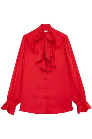Inès de la Fressange Mujer, Blusas y Camisas, Rojo, Talla: L