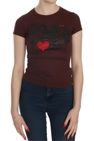 Exte Mujer, Camisetas, Marrón, Talla: XS