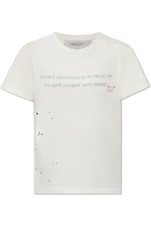 Golden Goose Mujer, Camisetas, Blanco, Talla: L